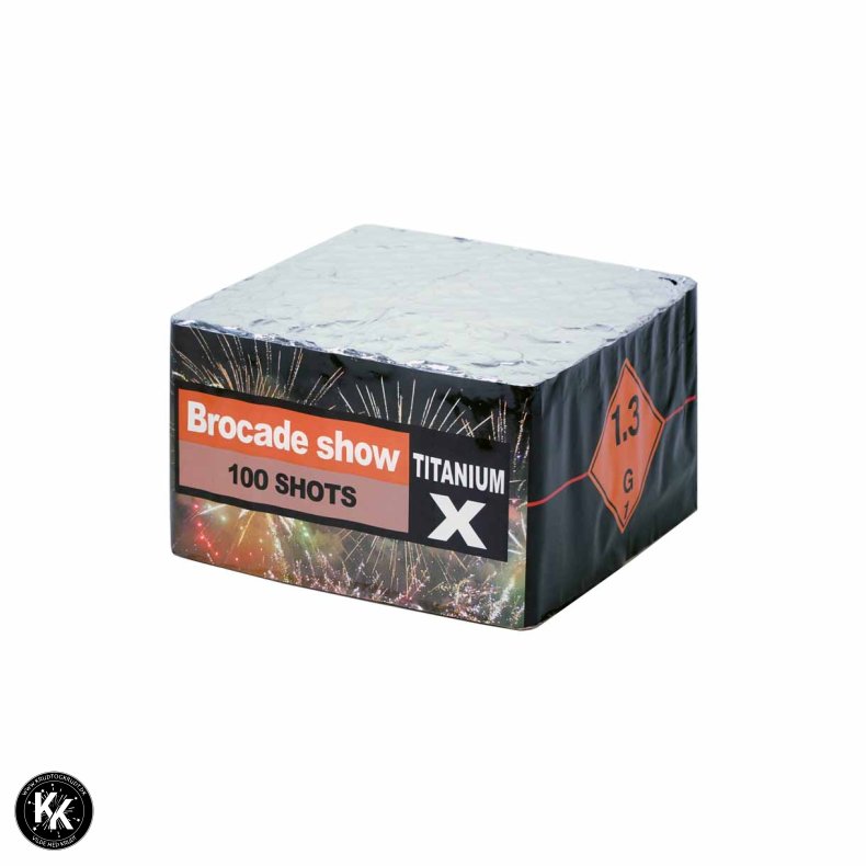 Titanium X Brocade Show - 100 skud / 20 mm. / 500 NEM