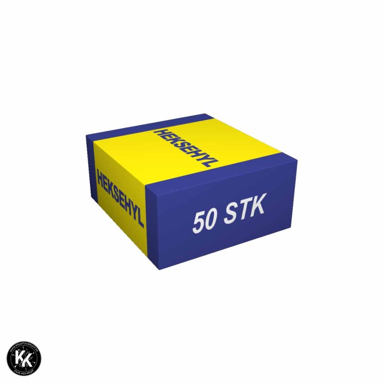 Heksehyl - 50 stk.