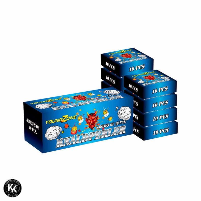 Knaldperler - 8 �sker med 10 stk.