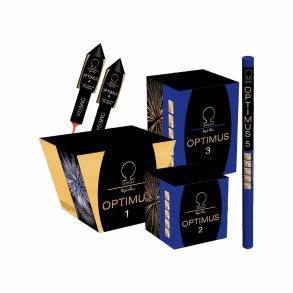 Omega Optimus Sortiment - 2 batterier, 2 raketter, 1 font�ne og 1 r�r