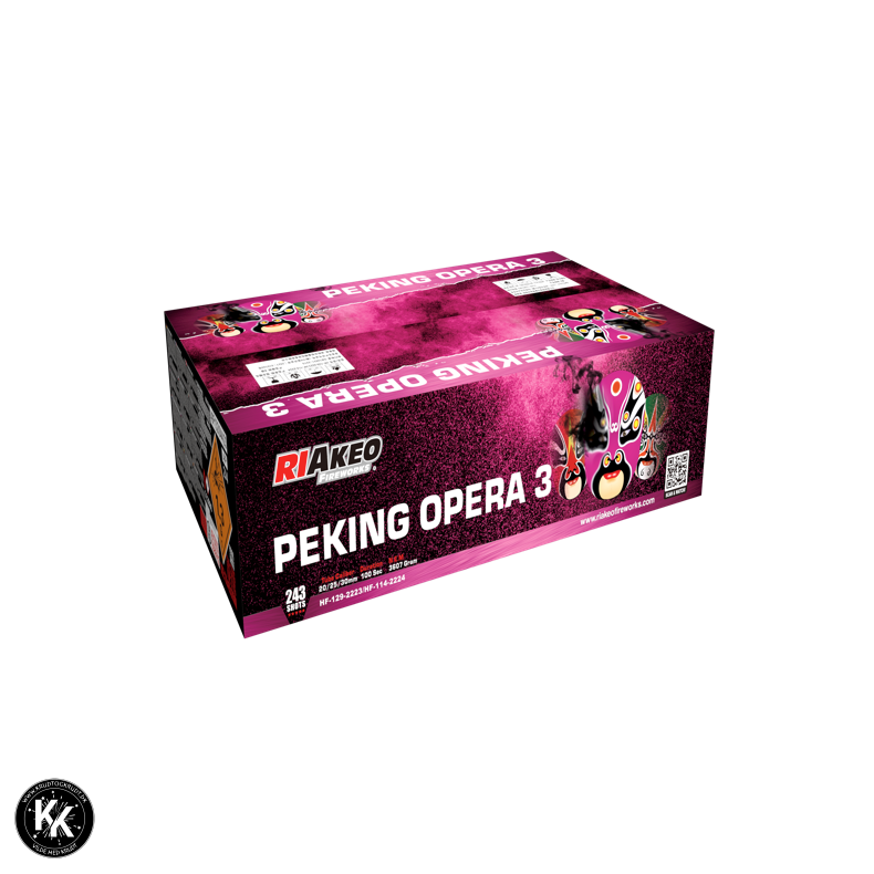 Riakeo Peking Opera 3 - 243 skud / 20/25/30 mm. / 3607 NEM