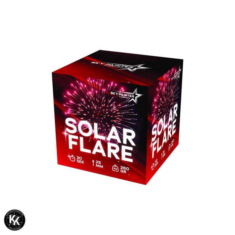 SkyPainter Solar Flare - 25 skud / 25 mm. / 260 NEM