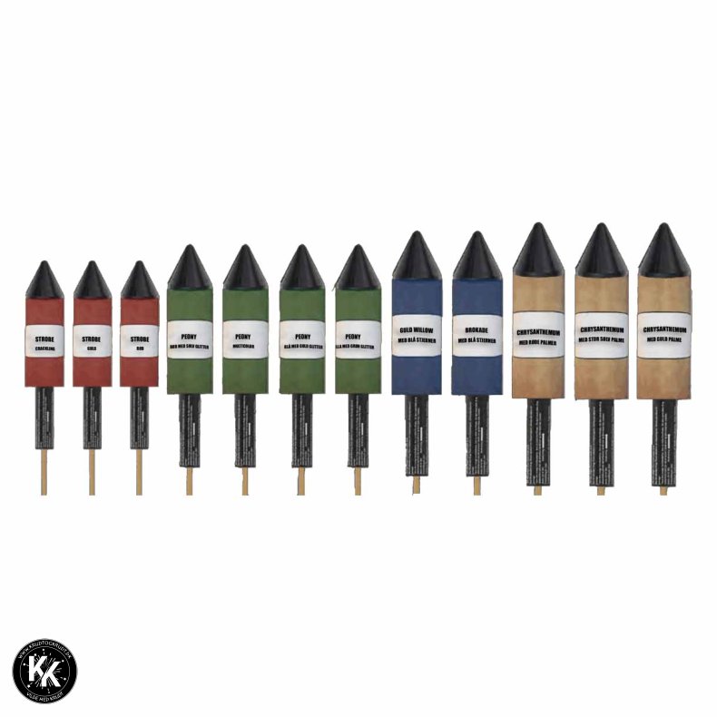 SFAC 8006 Super Rockets - 12 stk. / 280 NEM